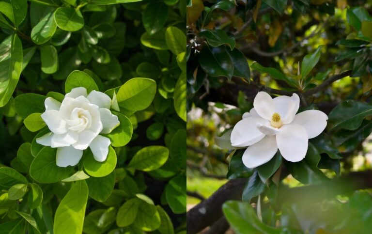 Comparison Between Gardenia and Magnolia Blooms