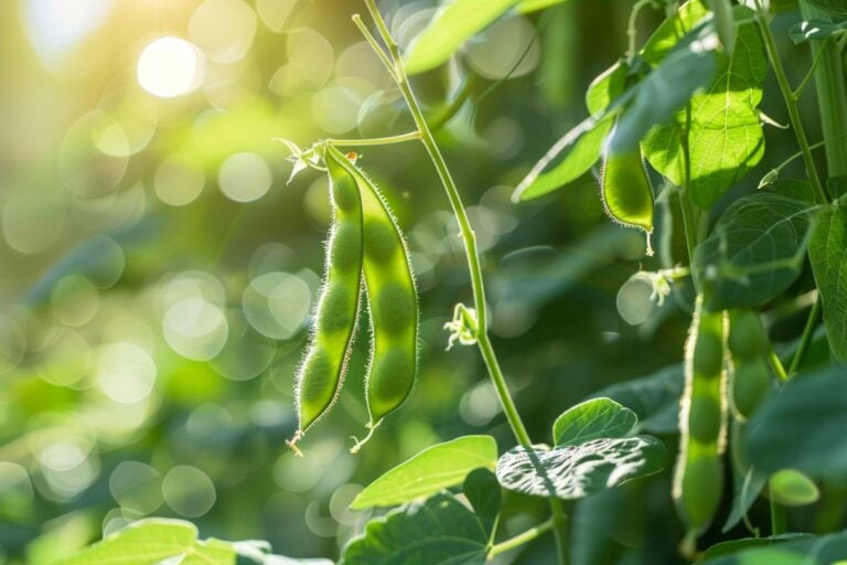 Edamame Plant Up Close