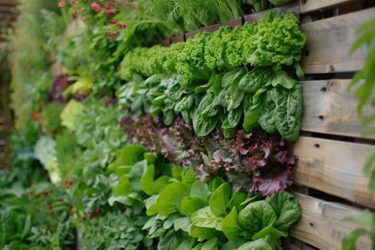 A Backyard Vertical Vegetable Wall