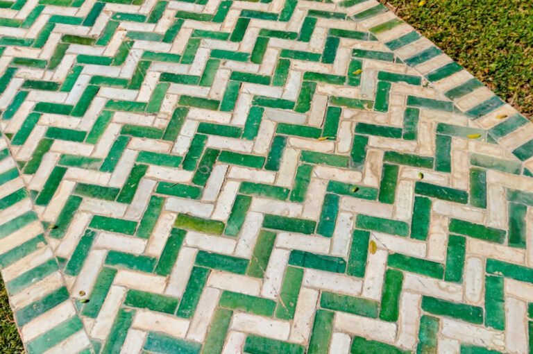 A geometric garden path