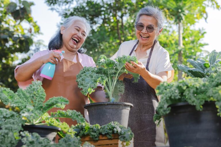 Happy gardeners
